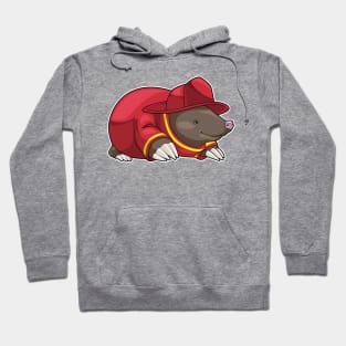 Mole Firefighter Fire department Hoodie